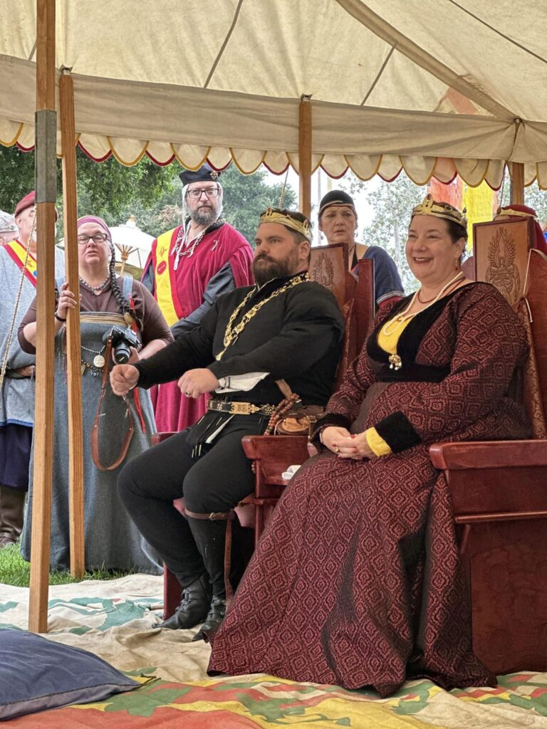 This image has an empty alt attribute; its file name is J-K-on-thrones-1-768x1024.jpg