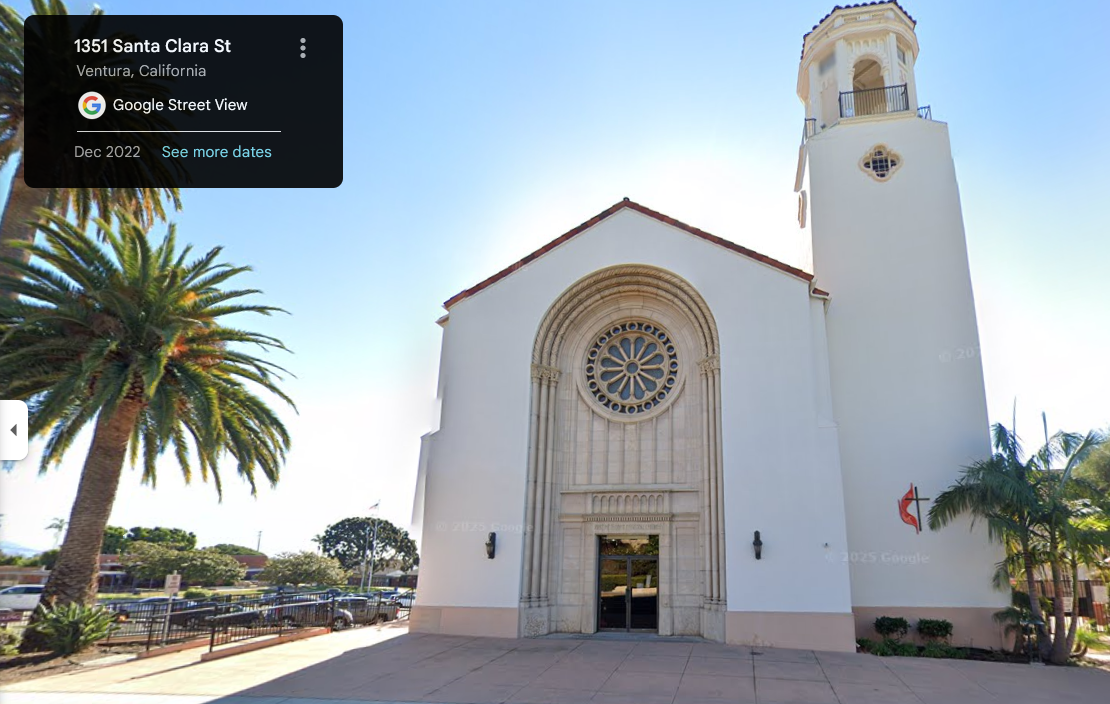 First Methodist Church location