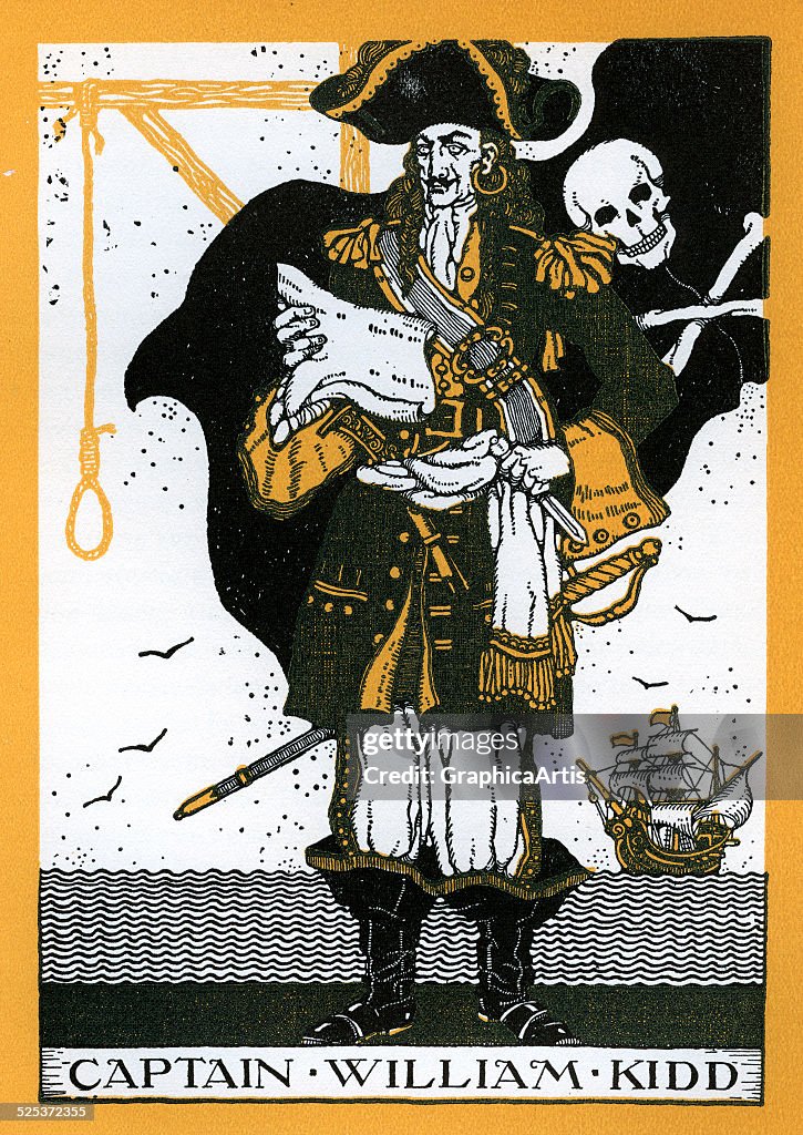 Edward Teach, also known as Blackbeard, the Pirate.