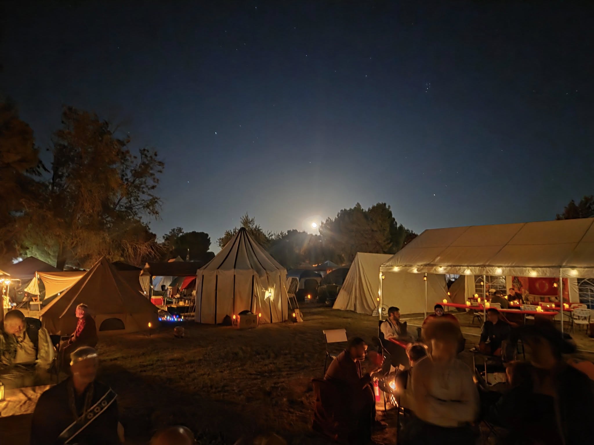 Wintermist camp at Great Western War 2025.