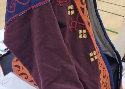 Pentathalon 2025 scythian coat sleaves by Sybella de haze photo by Kathryn Wolters