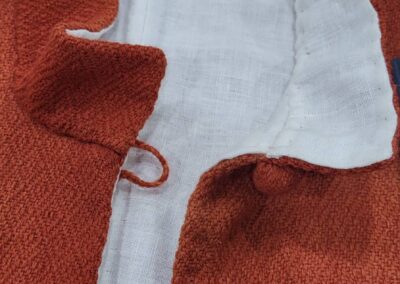 Pentathalon 2025 stitched cloak of hand dyed wool photo by Kathryn Wolters